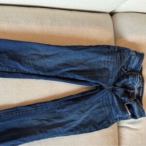 American Eagle Outfitters Dark Blue Straight Leg Jeans
